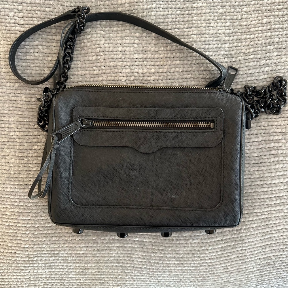 Black Rebecca Minkoff Avery Crossbody Bag